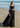 Black luxury formal lehenga choli by designer Waqas Shah with elegant hand embroidery.