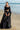 Black Musk black formal lehenga choli with matching embellished potli and net dupatta, bridesmaid outfit