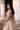 Close-up of hand embroidered Champagne Gold bridal wedding dress
