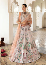 Gul Bano white Pakistani Mehndi lehenga choli by Waqas Shah Official