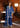 IRIS Navy Blue Pakistani formal dress by Waqas Shah Official