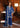 IRIS Navy Blue Pakistani formal dress by Waqas Shah Official