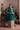Pakistani designer festive wear in teal green by Waqas Shah Official for Mehndi and wedding celebrations