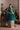Pakistani designer festive wear in teal green by Waqas Shah Official for Mehndi and wedding celebrations
