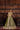 Full-length Mahira olive green bridal and formal lehenga choli with the sequin bordered organza dupatta