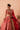 Mastani red raw silk lehenga choli with tilla and sequin embroidery and embellished organza dupatta