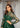 Green Luxury Pakistani Lehenga Choli designed for festive Mehndi celebrations by Waqas Shah Official