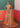 Luxury Peach Pakistani wedding gown with intricate handcrafted embellishment by Waqas Shah Official