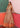 Peach embellished bridal gown paired with a Tissue lehenga by Waqas Shah Official
