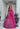 Pink embellished Net Choli with detailed front back and sleeves by Waqas Shah Official