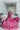 Pink Net Lehenga Choli with intricate embellishment for Mehndi celebrations by Waqas Shah Official