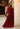 Red net shirt with intricate hand embellishment on front back and sleeves by Waqas Shah Official