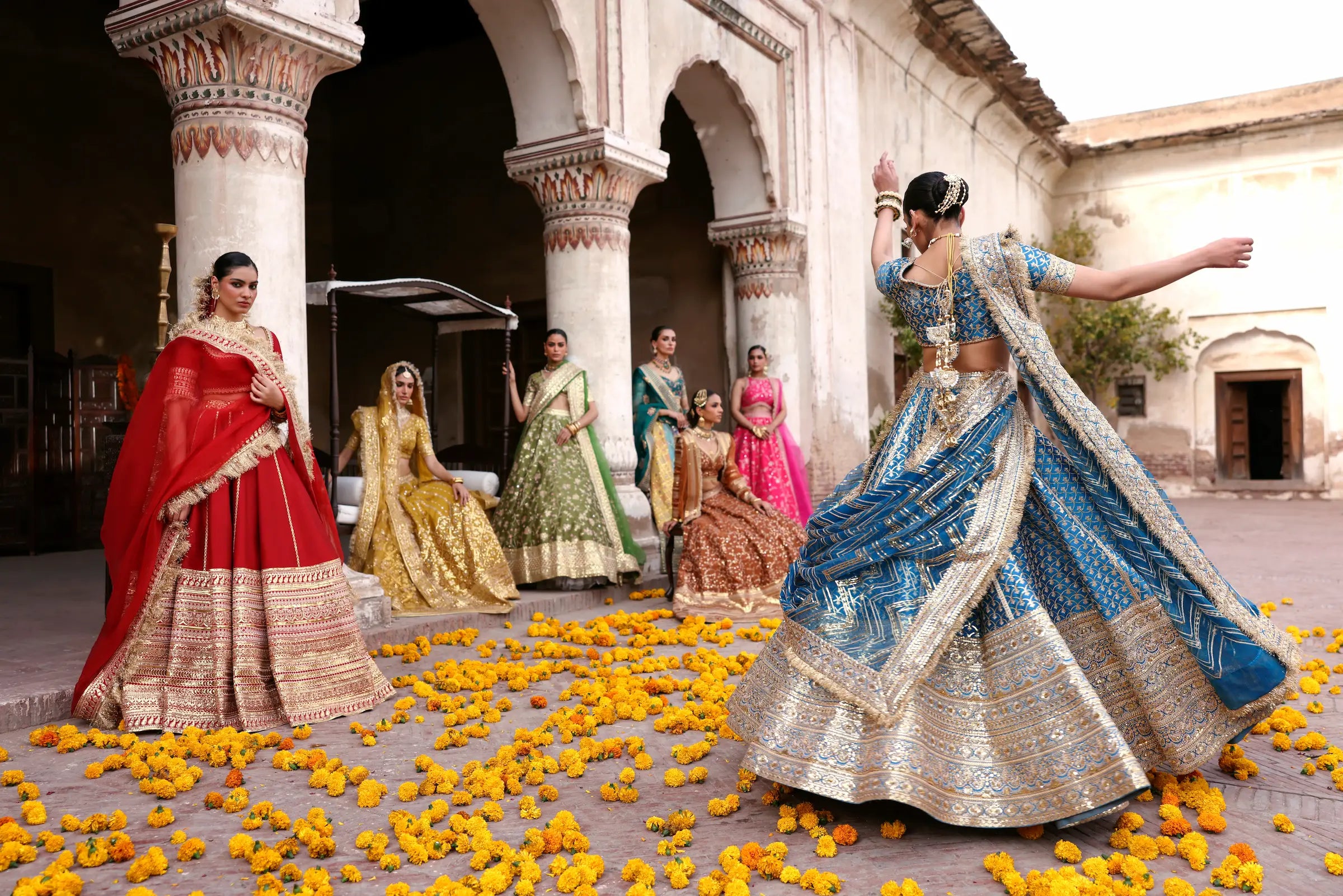 Pakistani Mehndi Dresses 2026 – Mehndi Lehenga Choli