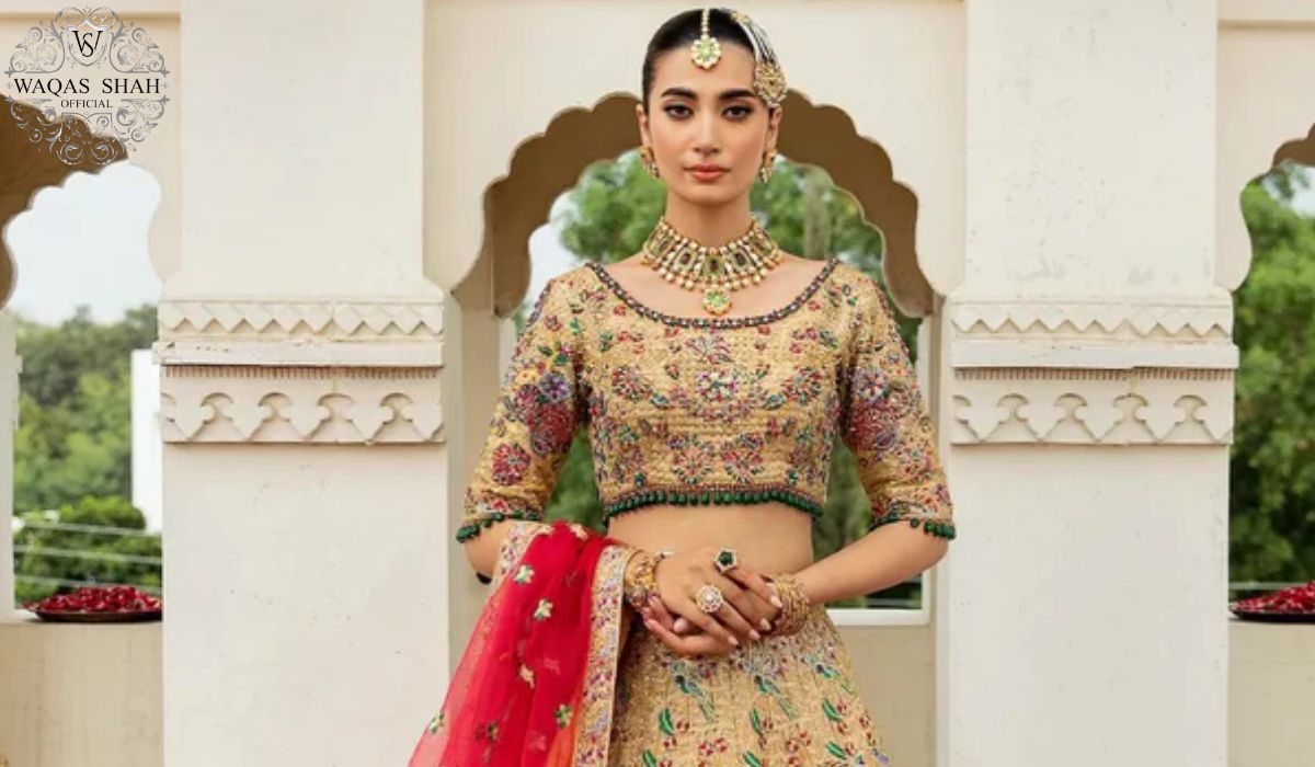 Best Mehndi Dresses 2026 featuring new Mehndi Lehenga Choli designs for brides by Waqas Shah Official