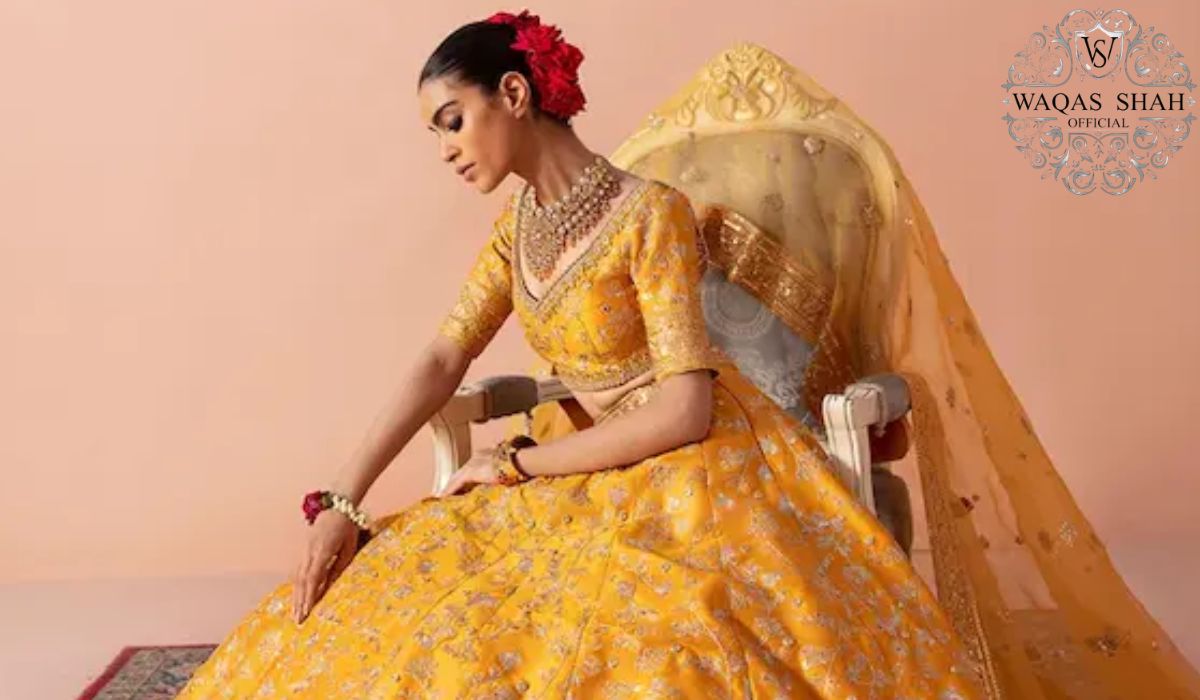 Lehenga choli collection 2026 by Waqas Shah Official featuring Pakistani bridal dresses and luxury wedding couture