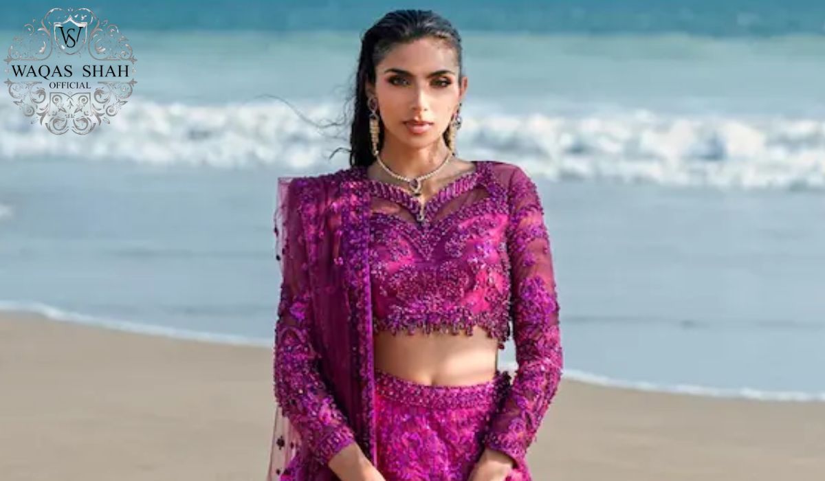 Luxury Pakistani Bridal Lehenga Choli: Custom Wedding Dresses by Waqas Shah Official
