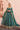 Shahrbanu emerald green Pakistani mehndi lehenga choli by Waqas Shah