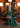 DAYLILLY Emerald Green Pakistani formal dress with Gold Zari and sequin embroidery by Waqas Shah Official