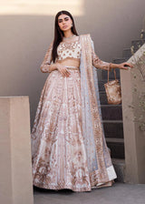 White Luxury Nikkah Lehenga Choli – Designer Bridal Dress in Lahore Pakistan by Waqas Shah.
