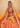 Aabroo designer haute couture embellished lehenga in Rest Orange for Mehndi, Formal & Wedding by Waqas Shah