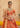 Luxury mehndi & formal lehenga Aabroo in Rest Orange with haute couture embellishments by Waqas Shah