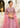 Bahar Bano pink Pakistani Mehndi lehenga with floral embellishment by Waqas Shah Official