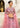 Bahar Bano pink Pakistani Mehndi lehenga with floral embellishment by Waqas Shah Official