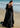 Black luxury formal lehenga choli by designer Waqas Shah with elegant hand embroidery.