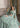 Blue Mist Seafoam Green luxury bridal lehenga with hand embellishment by Waqas Shah Official