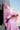 Crystal Blush blush pink engagement lehenga choli with the embellished dupatta worn across the front