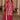 FREESIA Magenta Pakistani formal dress with heavily embroidered Raw Silk ensemble by Waqas Shah Official