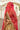 Husna Bano gold nikkah lehenga with pink organza dupatta draped over head – Waqas Shah Official
