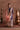 Sohni Royal Blue Embroidered Formal Dress by Waqas Shah Official featuring floral embroidery, peach organza dupatta, and timeless Pakistani designer craftsmanship