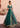 Luxury mehndi wedding haute couture mirror work bridal lehenga Shahrbanu green by Waqas Shah Pakistan
