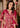Magenta Raw Silk Luxury Pret shirt with heavy floral embroidery by Waqas Shah Official