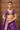 Mahrang purple raw silk choli with pearl, dabka and crystal embellished neckline