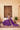 Full-length Mahrang purple wedding lehenga choli with embroidered organza dupatta