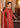 Red Luxury Pret dress featuring an embellished Raw Silk shirt by Waqas Shah Official