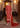 Red Organza dupatta with a detailed four sided border by Waqas Shah Official
