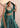 Green luxury haute couture bridal lehenga with mirror work and embellishments by Waqas Shah