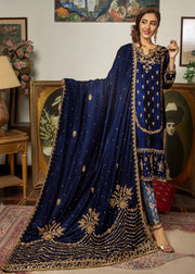 - Velvet Shawl Neeli -