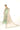 Aqua pastel Pakistani Luxury Bridal Wear with embellished gown Lehenga and Organza dupatta by Waqas Shah Official