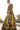 ASHNAH Mustard Lehenga Choli with Black detailing in Raw Silk by Waqas Shah Official