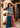 Azure Blue Pakistani luxury formal suit with embellished Organza shirt and dupatta by Waqas Shah Official