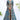 Blue Pakistani Peshwas Mehndi dress with open-front Raw Silk gown by Waqas Shah Official