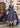 Blue Pishwas featuring Sitara embellishment and intricate embroidery by Waqas Shah Official