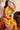 Designer Mustard Pakistani three-piece dress with Organza shirt palazzo pants and dupatta by Waqas Shah Official