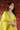 Designer Neon Yellow Mehndi lehenga with embellished Organza dupatta by Waqas Shah Official