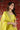 Designer Neon Yellow Mehndi lehenga with embellished Organza dupatta by Waqas Shah Official