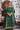 Green Luxury Pret dress with hand embellishment embroidery and mirror work by Waqas Shah Official